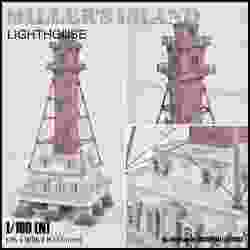 MILLER'S ISLAND LIGHTHOUSE - N (1/160) SCALE MODEL LANDMARK