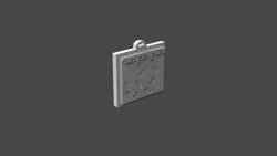 Minecraft Block Keychain