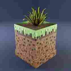 Minecraft vanilla cube pots