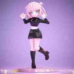 Nanakusa Nazuna - Cute Cheeky Black Outfit - Call of the Night