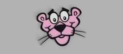 Pink Panther Head Logo Wall Art