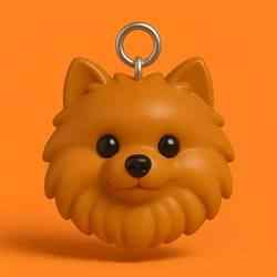 Pomerania Llavero 3D Plastico STL