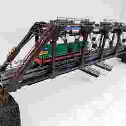 Railway bridge scale H0 3D print model