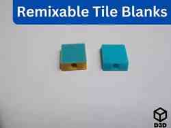 Remixable Tile Blank - Dovetail Tile System
