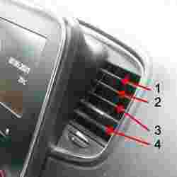 Renault Scenic Grand IV 2013-2016 Right Side Central Stand Air Vent Dashboard Panel grille repair kit