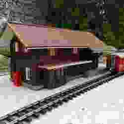 RhB - Surava station - windows, doors and gutters (1:45 - 0 scale)