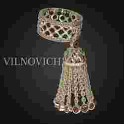 RING WITH STONES AND TASSEL