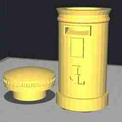 Royal Mail Post Box - Two Parts