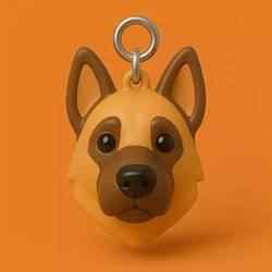 Shepherd Llavero 3D Plastico STL