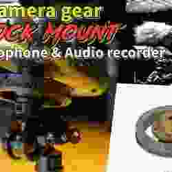 "SHOCK MOUNT" for Microphone & Audio Recorder - elastic suspension  vibration attenuation