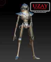 Star wars Jedi Survivor articulated  ZN-A4 droid
