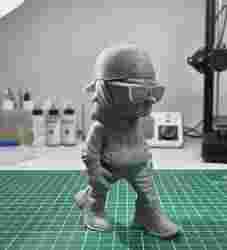 Streetwear Bart Simpson - 3D Print Model  Pre-Supported