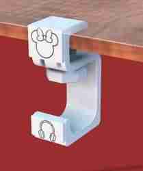 Stylish Headset Hanger with Desk Clamp