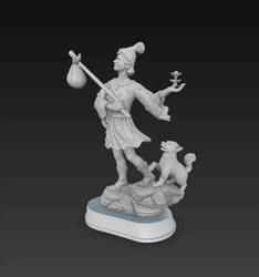 Tarot Rider The fool Figure