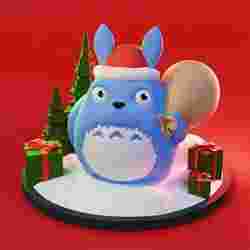 TOTORO SANTA DE NAVIDAD