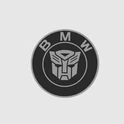 Transformers  Bmw logo all sizes 82mm, 74mm,68mm,45mm for Bmw e46,e60, e36,e90,etc all model of BMW