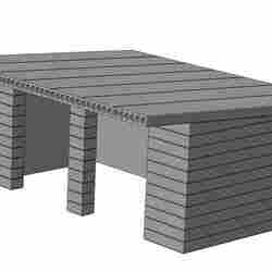Typical suburban platform pavilion