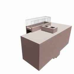 Underground fire water tank