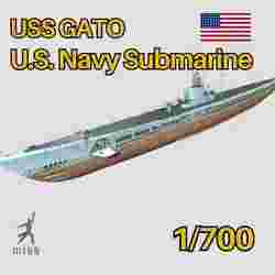 USS Gato US Navy Submarine