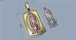Virgin of Guadalupe Medal - Medalla virgen Guadalupe