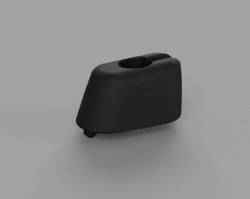 Volkswagen VW Sun visor Clip, Beetle (1965-1967), T2 Bay (1968-1979) OEM 133898561, 133-898-561