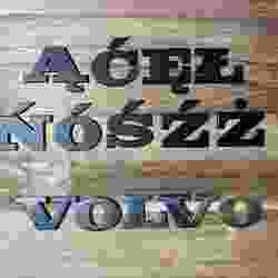 VOLVO Emblem Polish Polskie Znaki Custom Klapa Bagażnika Tailgate Trunk Lid S70, V70, V70XC, S90, V90, S40, V40 30850286