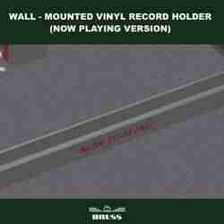 WALL - MOUNTED VINYL RECORD HOLDER (NOW PLAYING VERSION) - BRUSSDESIGNS