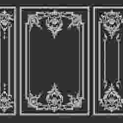 WALL PANEL classical decoration ONE FROM 36 3D MODEL