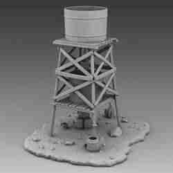 Wild West Architecture - Large Water Tank