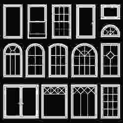 Windows in HO scale (Set #1)