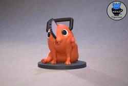 Pochita - 3D Baskı için STL ChainsawMan Anime Heykelcik