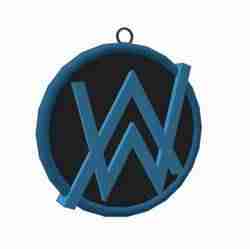 Alan Walker logosu/anahtarlık (çift taraflı)