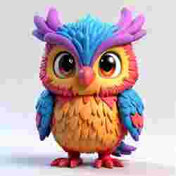 Sevimli Funko Baykuş ÜCRETSİZ model