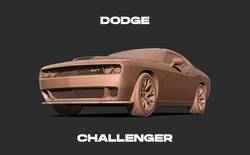 Dodge challenger Araba 3D baskı modeli