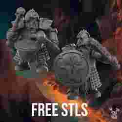 ÜCRETSİZ STL: Grimworld: Underholme için Savaş (Voidland Cüceleri