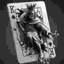 The playing Card - King