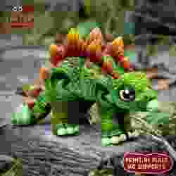 YERINDE BASKI FLEXI STEGOSAURUS DINOZOR