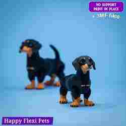 Weenie the dachshund (sosis köpek, dackel) mafsallı oyuncak