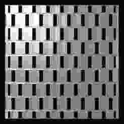 3D Perforated panel with 22 percent opening 25O09