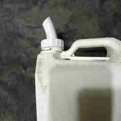 5-liter drum lid with spout / Tapa de bidón de 5 litros con pico vertedor