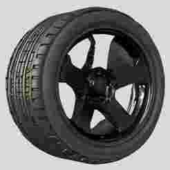 5-Spoke Racing Wheel and Tire