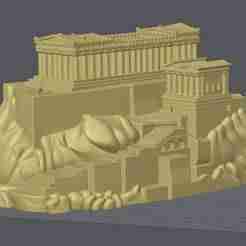 Acropolis of Athens - Classical Architectural 3D Model
