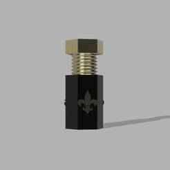 Adjustable GPU Support Stand - Fleur-de-Lis Hexagonal Screw (No Supports Needed)