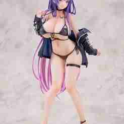 Anime girl with bikini
