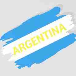 Argentine Flag Magnet