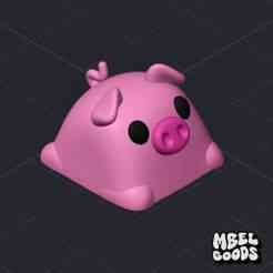 Baby Pig Keycap - Commercial Use