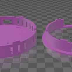 Battery 3d printed backround led light for lasercut wall decoration