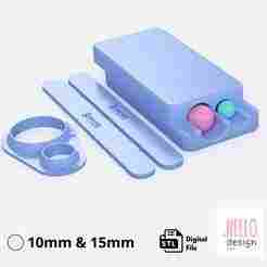 Bead Roller 10mm and 15mm for Polymer clay