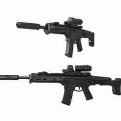 Bushmaster ACR Rifle  / gun / gun stl / rifle / rifle stl / sniper rifle