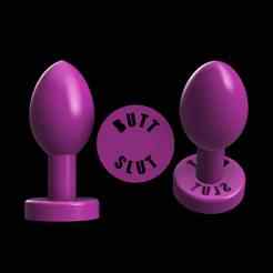 "Butt Slut" Novelty Butt Plug